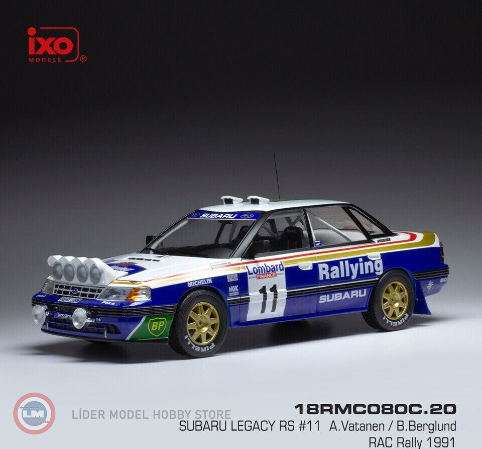1:18 1991 Subaru Legacy RS #11 Rallye WM, RAC Rally