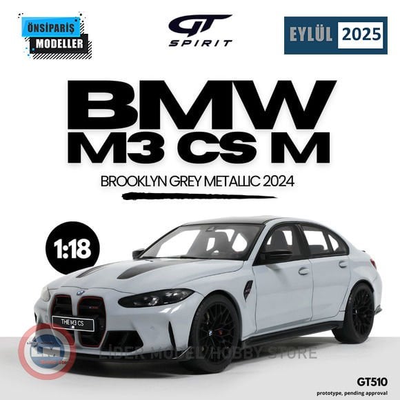 1:18 2024 BMW M3 CS M Brooklyn Grey