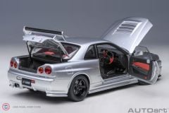 1:18 Autoart 2001 Nissan Skyline GT-R (R34) Z-tune Silver