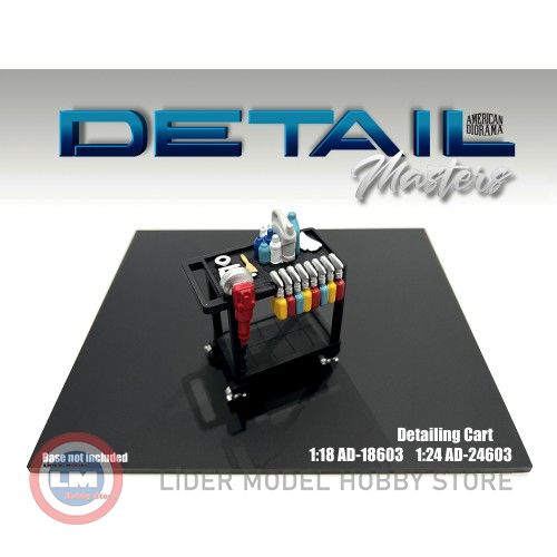 1:18 American Diorama 18603 Detailing Cart