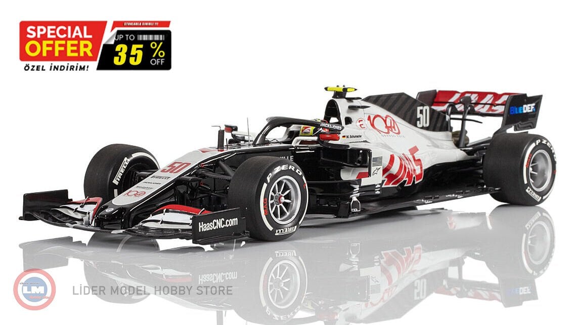 1:18 Minichamps 2020 Haas F1 TEAM VF-20 #50 - MICK SCHUMACHER - FP1 ABU DHABI GP