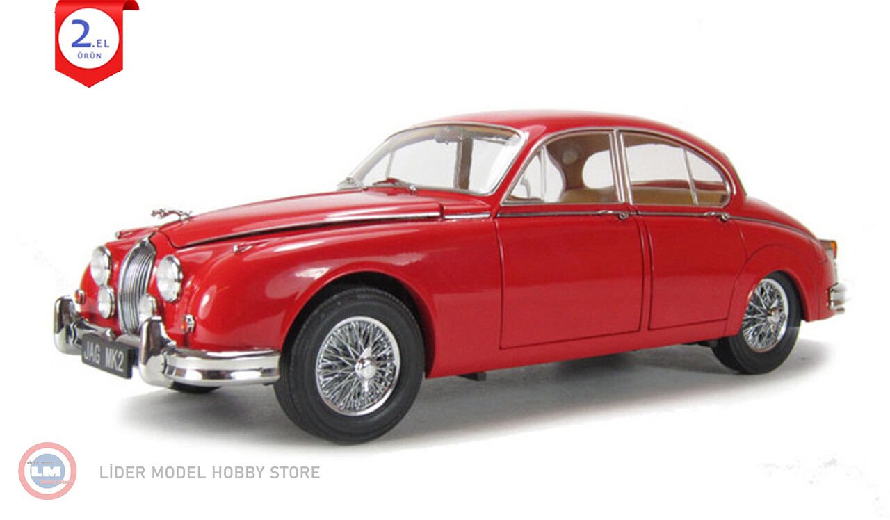 1:18 1962 Jaguar Mark 2 3.8 (LHD) (Carmen Red)