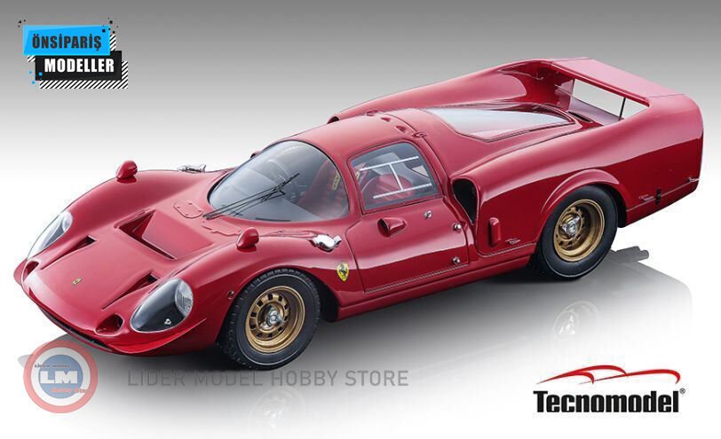1:18 1967 Ferrari 365 P23 Drogo Press Version Rosso Corsa