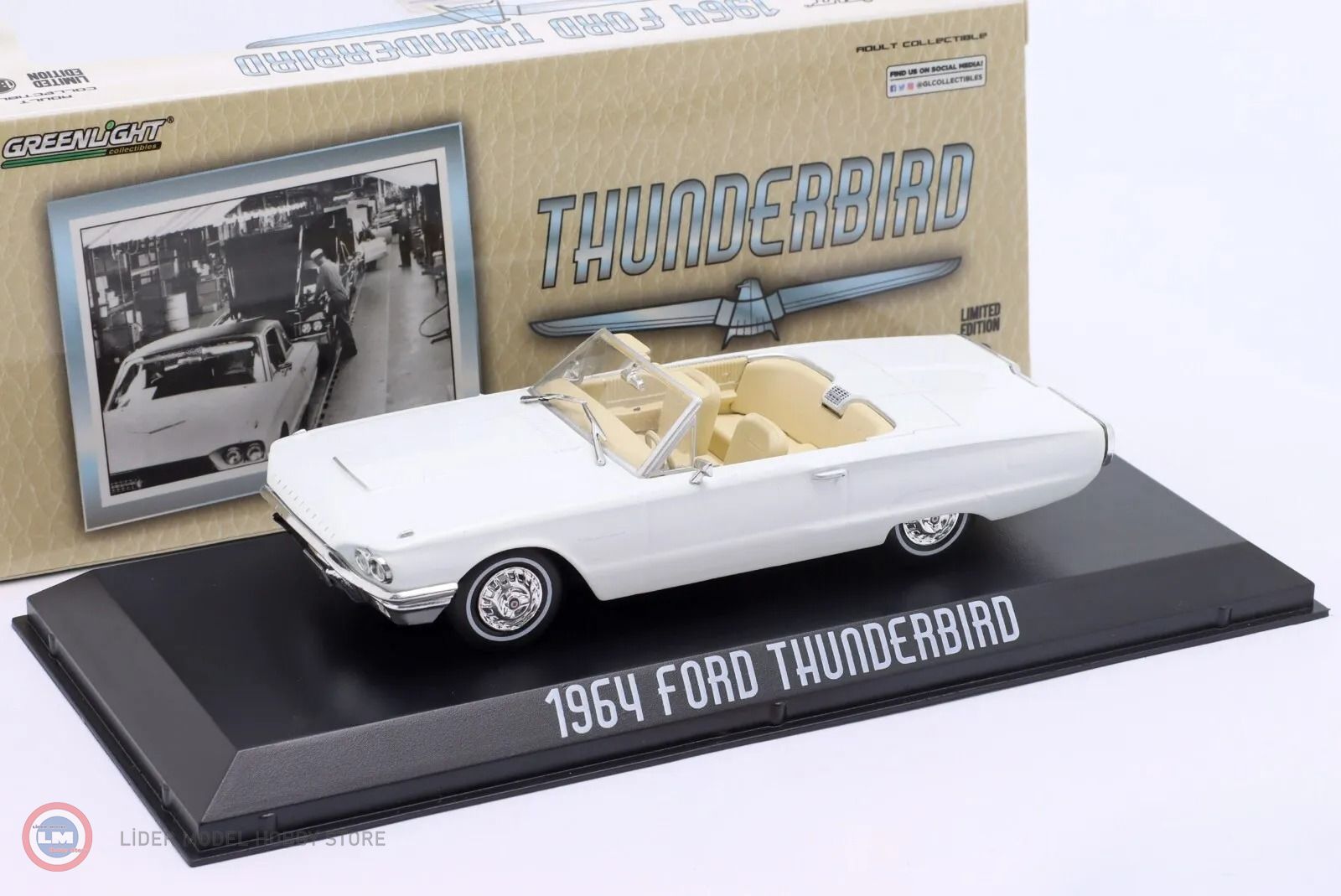 1:43 1964 Ford Thunderbird Convertible