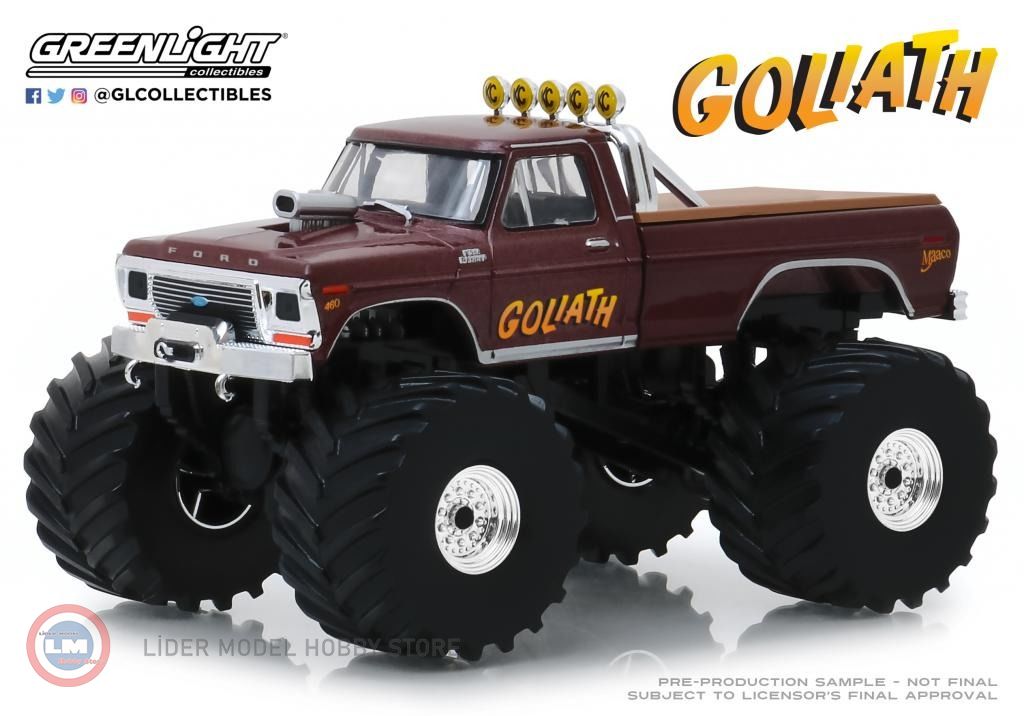 1:43 1979 Ford F-250 Monster Truck with 66-Inch Tires Goliath