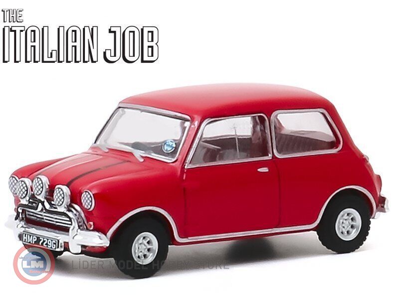 1:64 Greenlight 1967 Austin Mini Cooper S 1275 MkI - The Italian Job (1969)