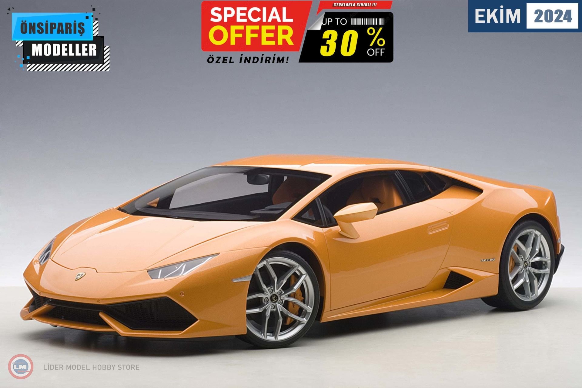 1:12 Lamborghini Huracán LP610-4 Arancio Borealis