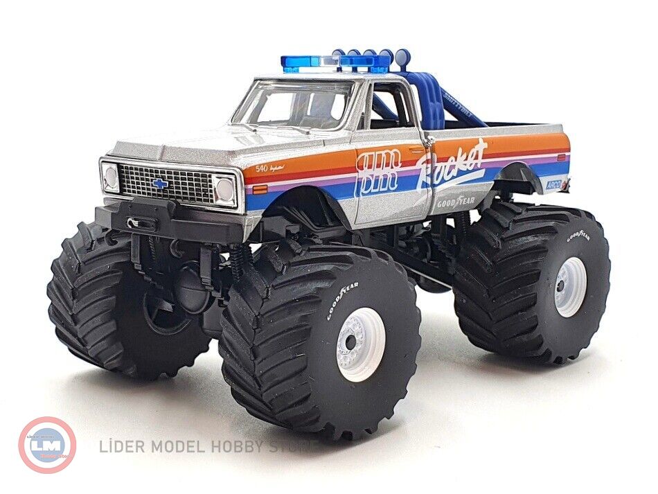 1:43 1972 Chevrolet K-10 Monster Truck Rocket, Kings of Crunch Series 4