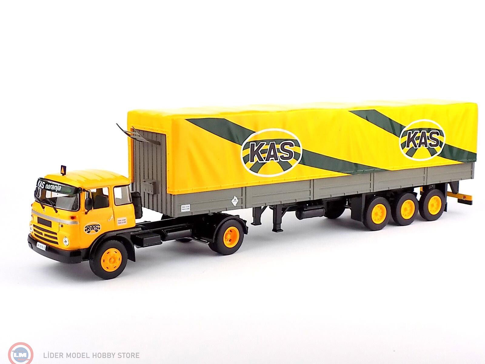1:43 Atlas 1967 BARREIROS SUPER AZOR TRUCK TELONATO KAS TRANSPORTS