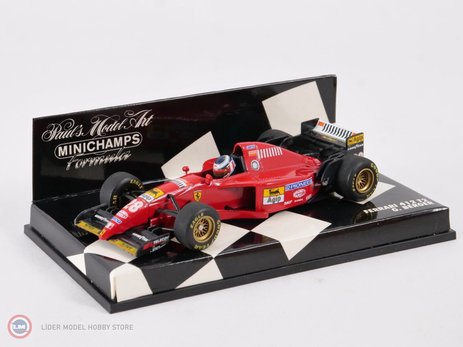 1:43 1995 Ferrari 412 T2 #28 G.BERGER