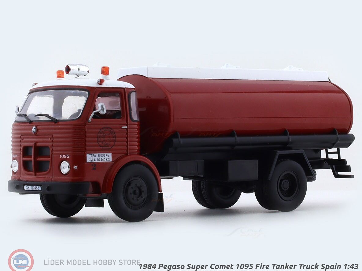 1:43 Atlas 1984 PEGASO SUPER COMET 1095 TANKER TRUCK - SPAIN İtfaiye