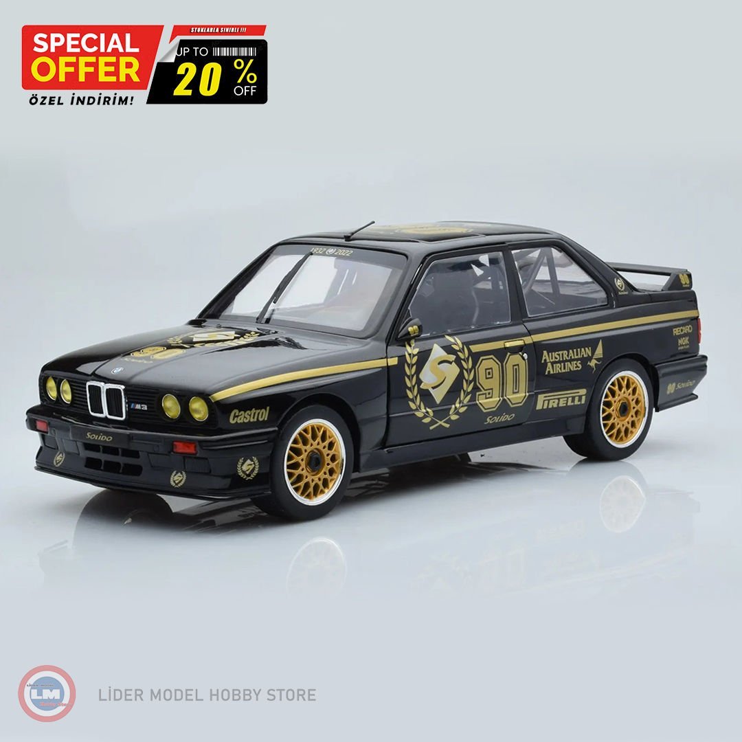 1:18 Solido 1987 BMW M3 E30 - Solido 90th Anniversary Edition 2022