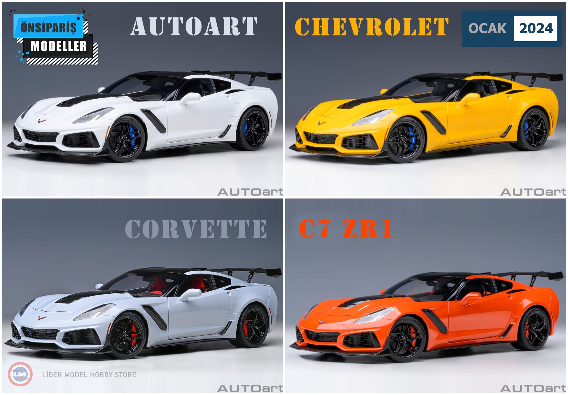 1:18 2019 Chevrolet Corvette C7 ZR1