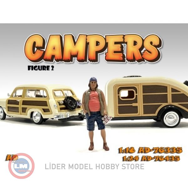 1:18 American Diorama 76335 Camper Figur II