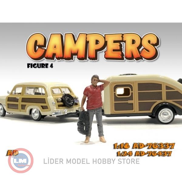 1:18 American Diorama 76337 Camper Figur IV