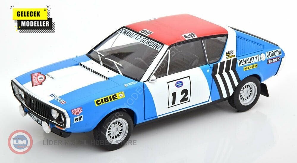 1:18 Solido 1974 Renault 17 Gordini Winner Rallye