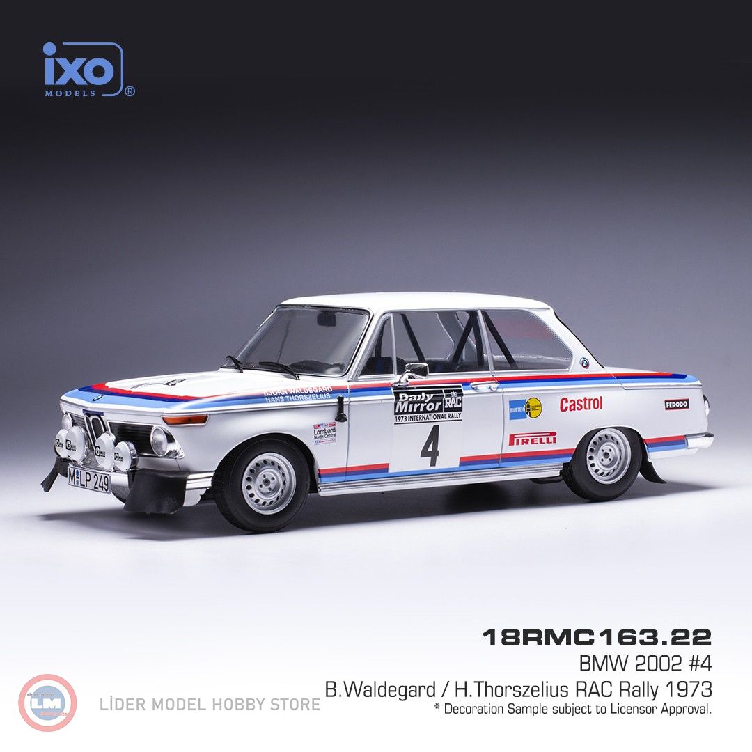 1:18 IXO 1973 BMW 2002 #4, Rallye WM, RAC Rally