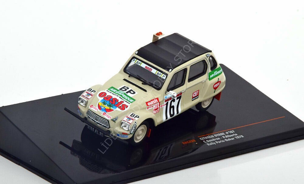 1:43 1979 Citroen Dyane - Rally Paris Dakar #167
