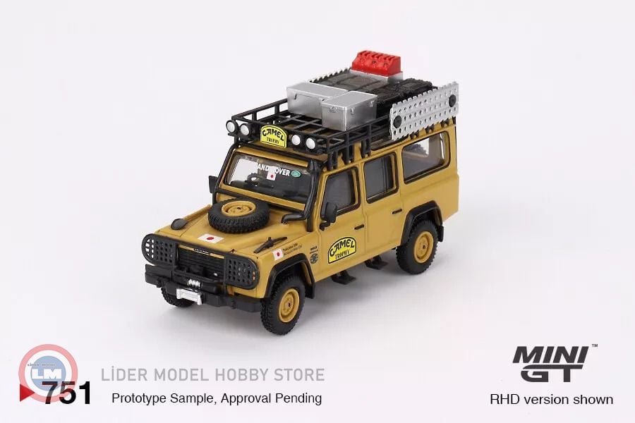 1:64 1989 Land Rover Defender 110 Camel Trophy