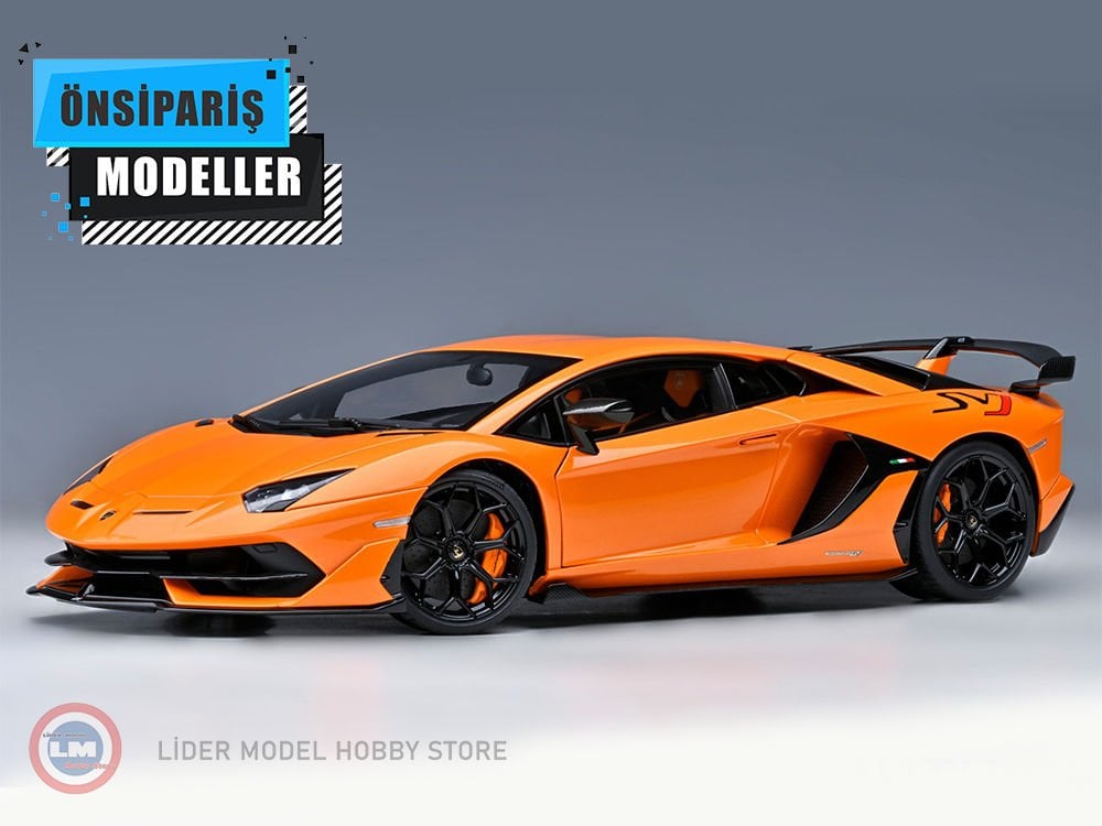 1:18 2019 Lamborghini Aventador SVJ (ARANCIO ATLASPEARL ORANGE)