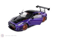 1:18 Solido 2022 Nissan GT-R (R35) Liberty Walk Body Kit 2.0 Purplezilla