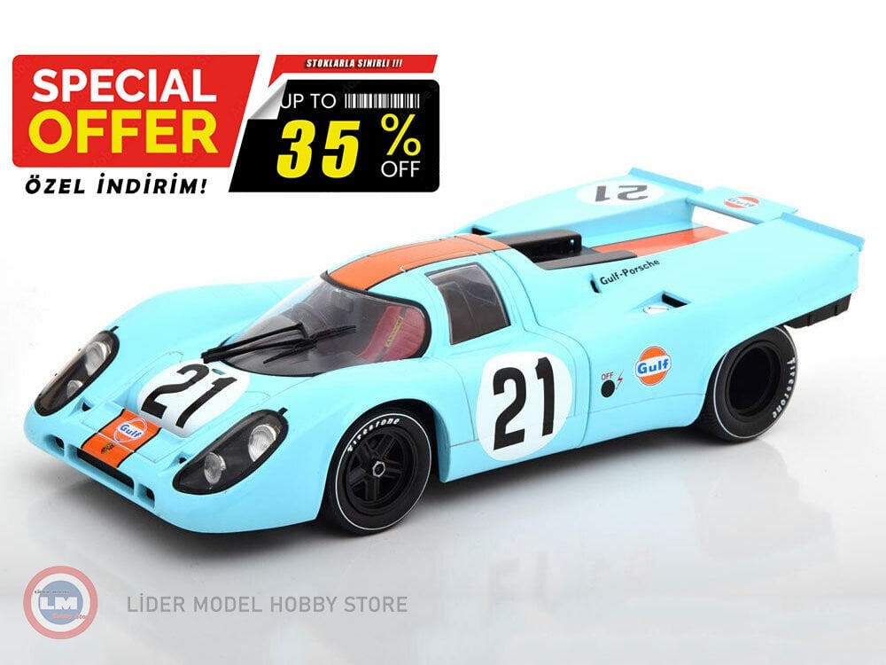 1:18 1970 Porsche 917K Gulf #21