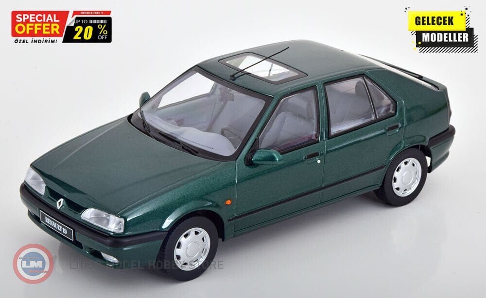 1:18 1994 Renault 19 - green