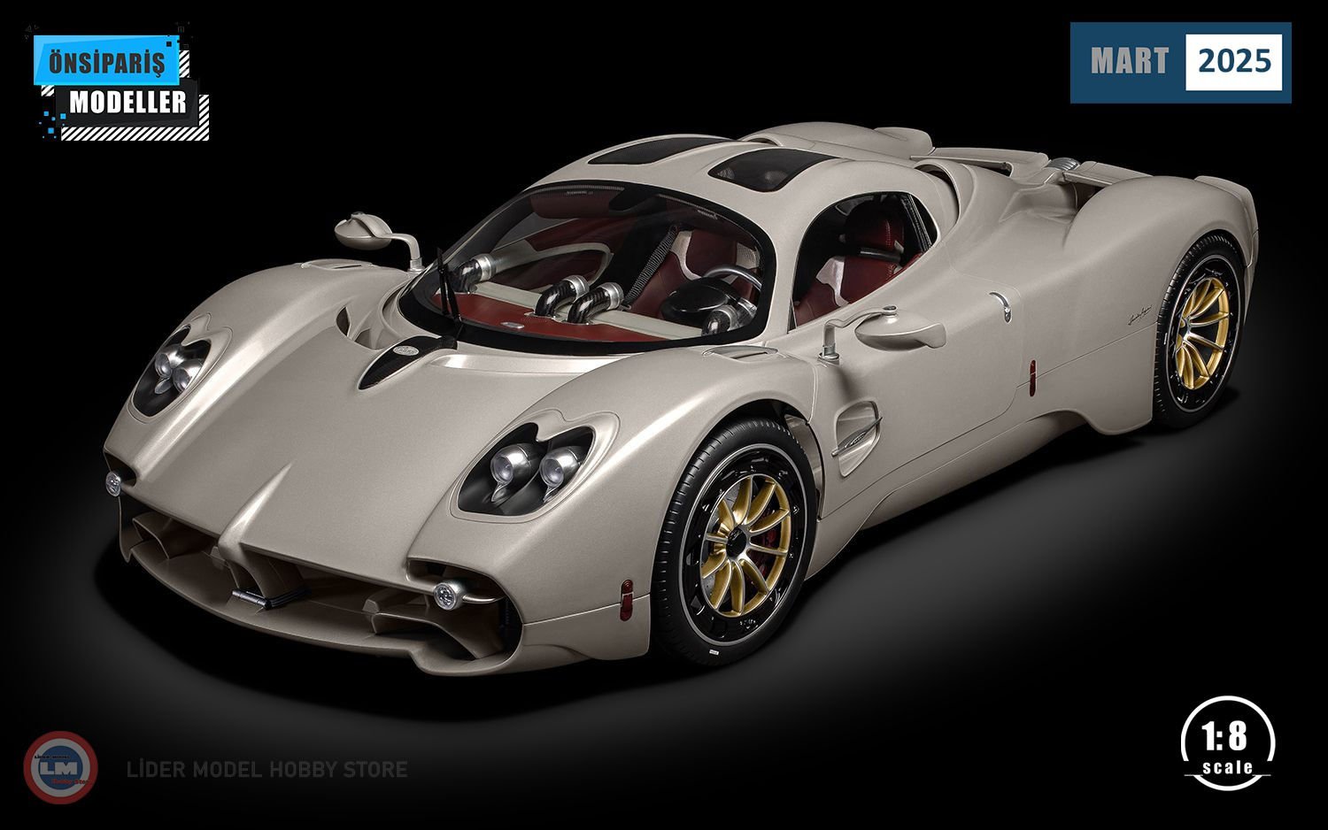 1:8 Pagani Utopia Coupe Model Kit