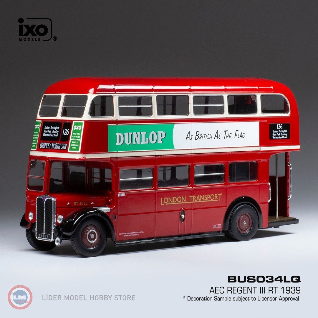 1:43 1939 AEC Regent III RT Otobüs