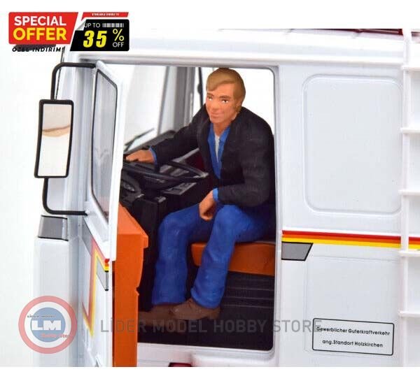 1:18 Figurine Trucker Günther (sitting) Figür