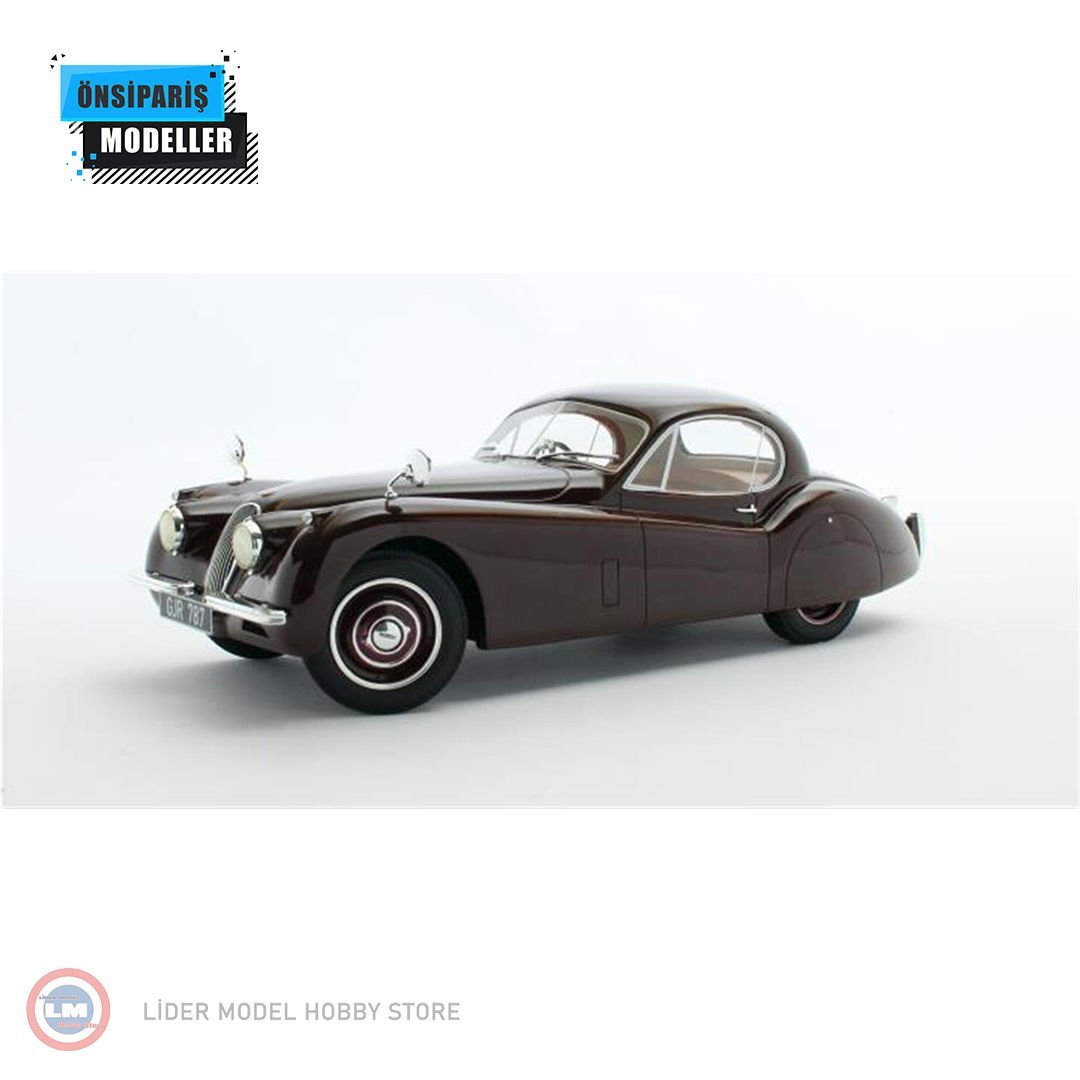 1:18 Cult Scale 1951 Jaguar XK120 FHC Maroon
