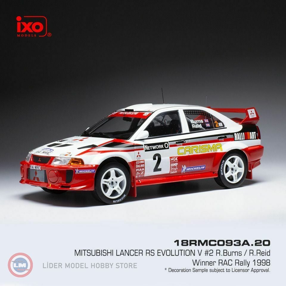 1:18 1998 Mitsubishi Lancer RS Evolution V #2 Rallye WM