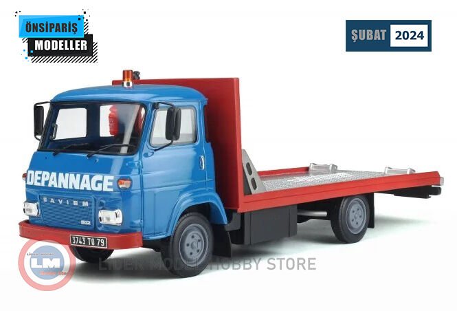 1:18 1975 Saviem SG2 Depaneuse Assistance - Taşıyıcı