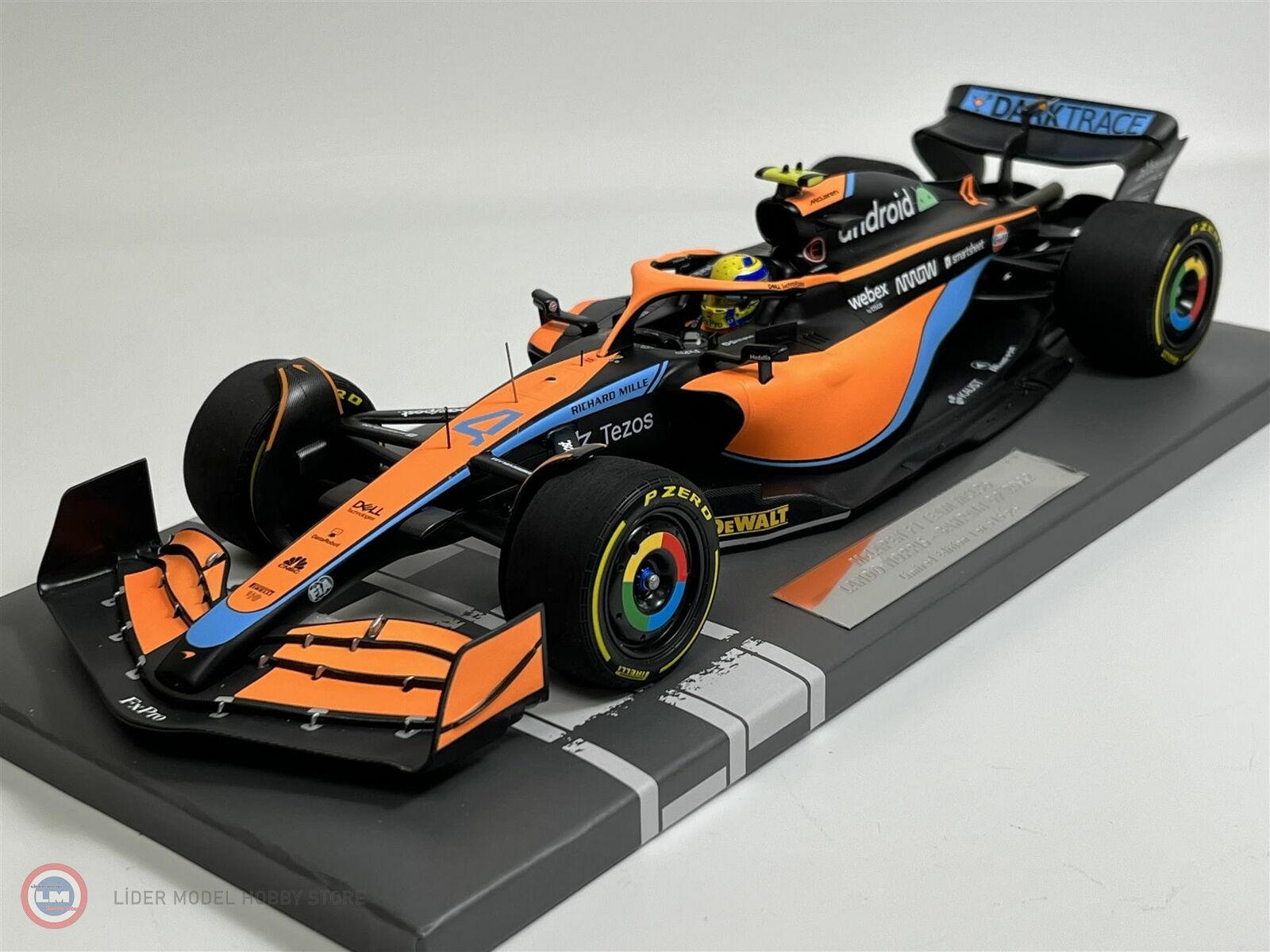 1:18 2022 MCLAREN F1 TEAM MCL36 #4– LANDO NORRIS