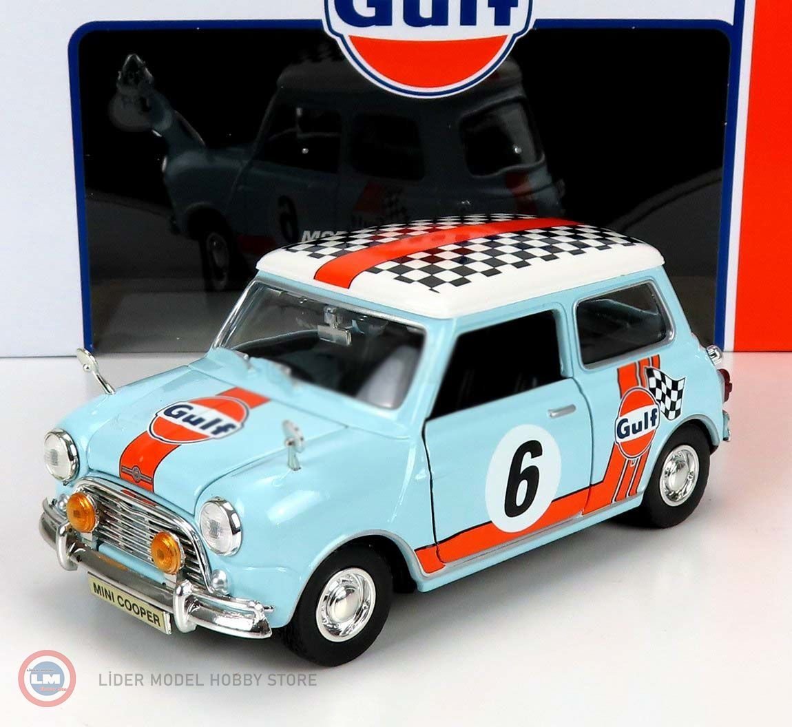 1:18 1961 Mini Cooper Rally #6 Gulf
