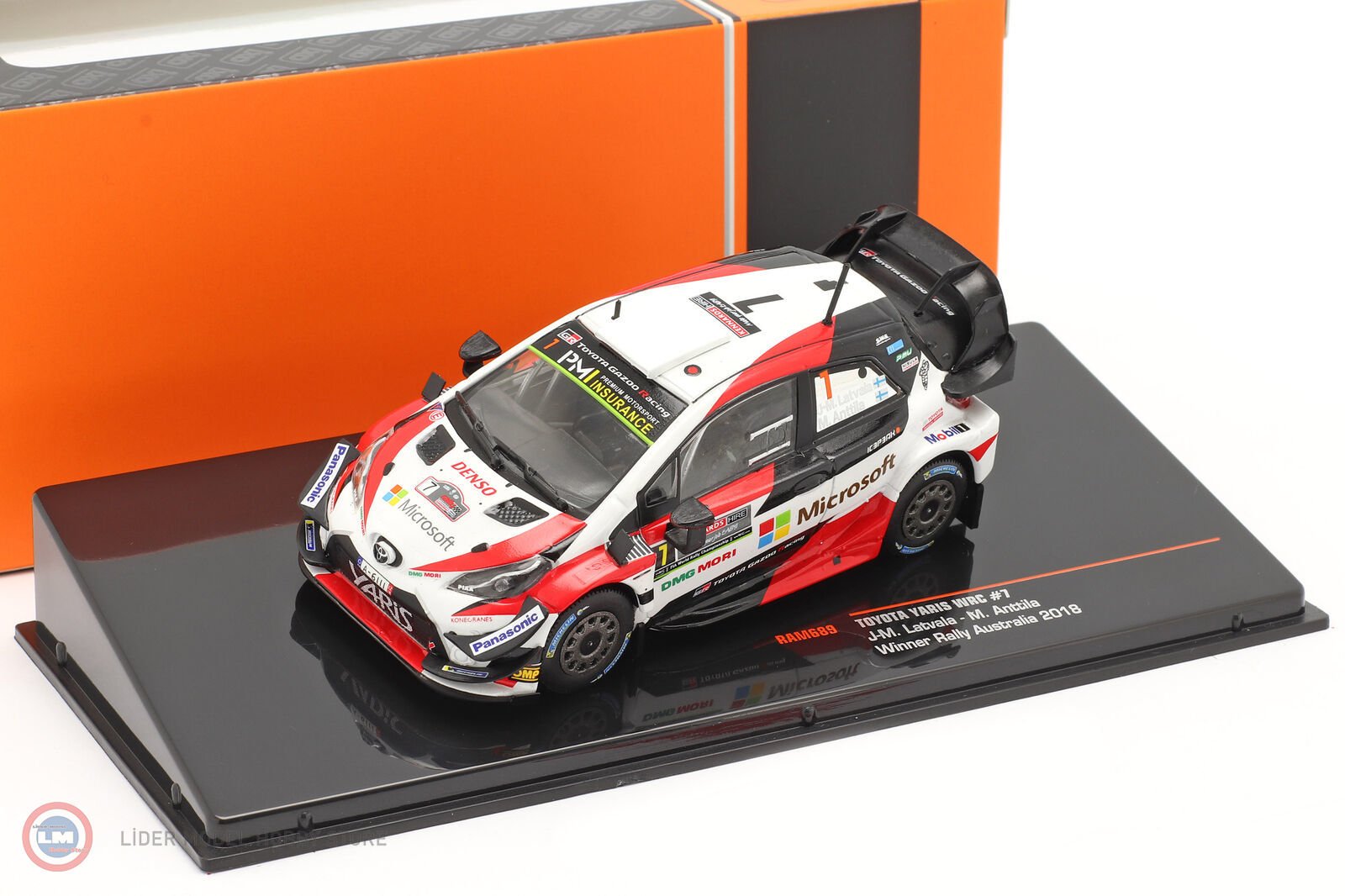 1:43 2018 Toyota Yaris WRC #7 Rallye WM Australia