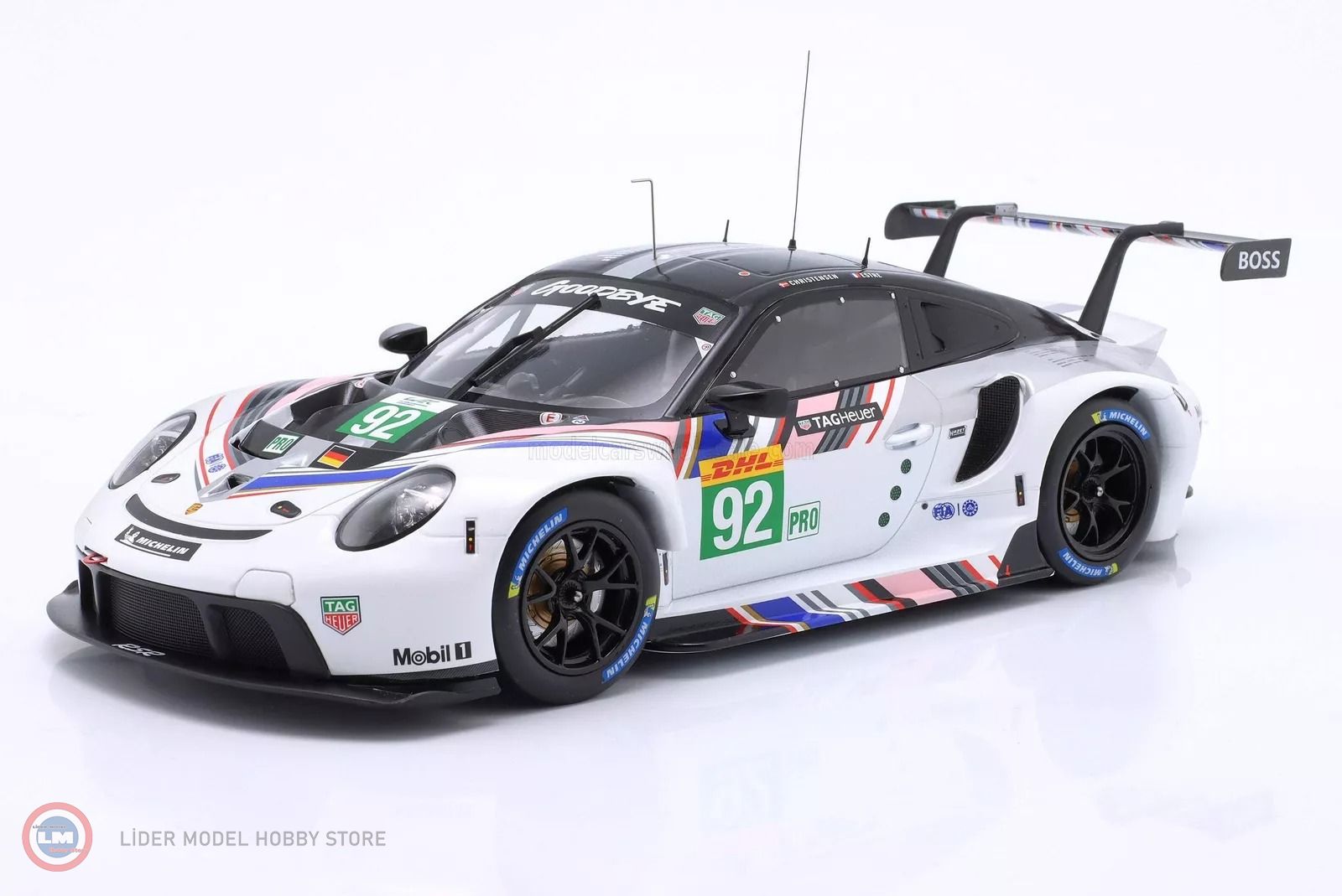 1:18 2022 Porsche 911 RSR-19 Goodbye #92 Last Race