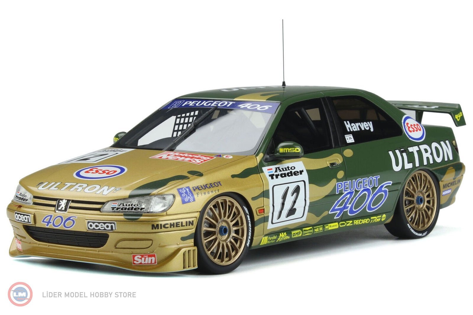 1:18 1996 Peugeot 406 #12 TEAM PEUGEOT ESSO ULTRON