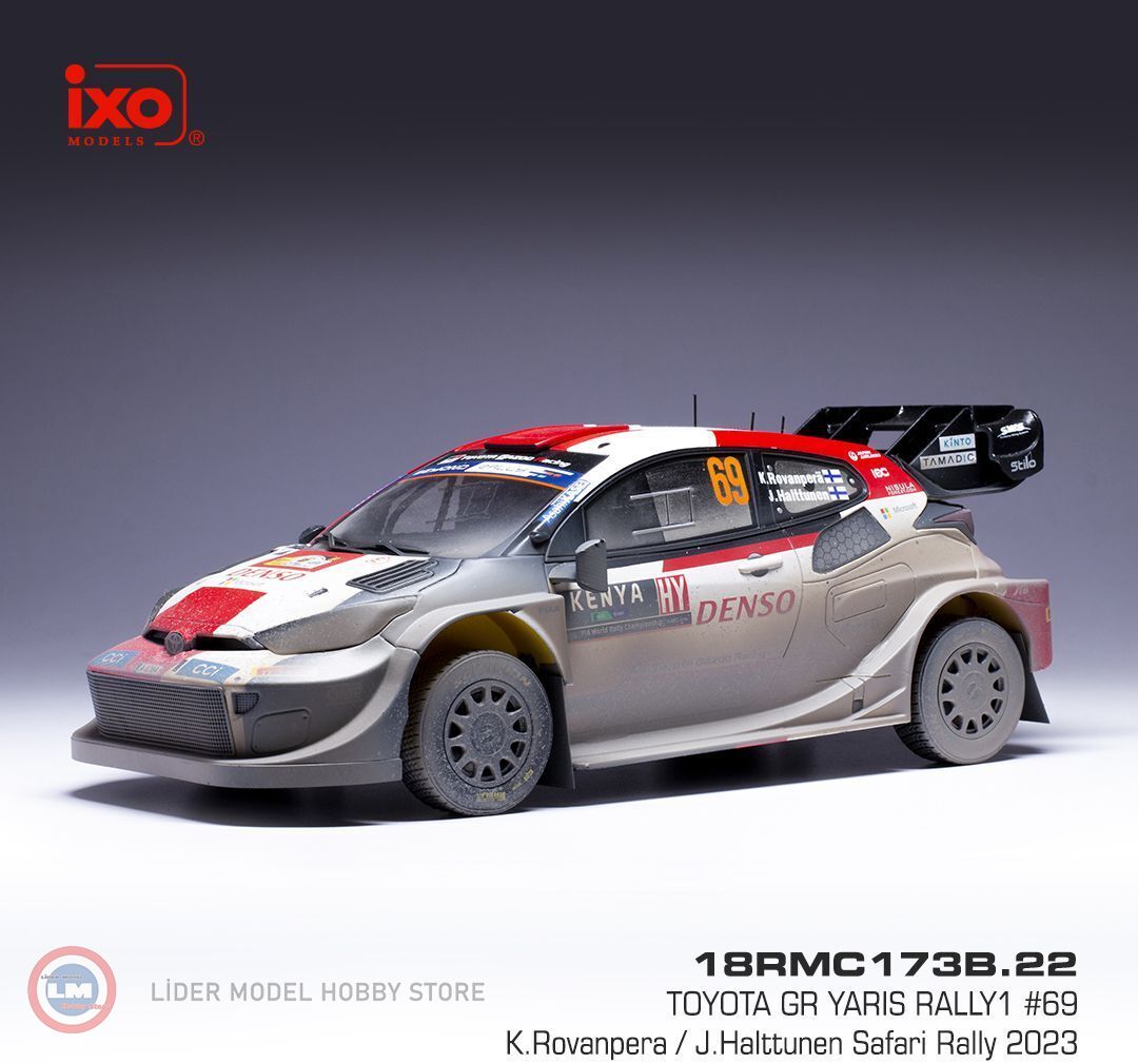 1:18 2023 Toyota GR Yaris #69 Rally1 Hybrid, Safari Rally