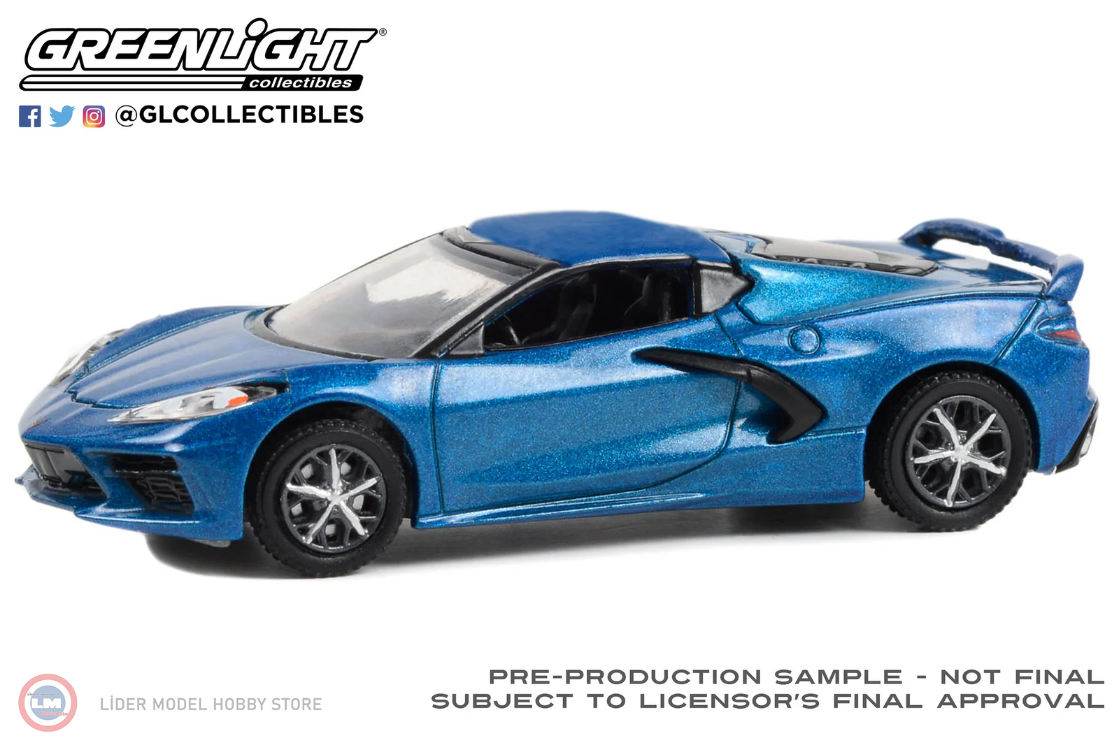 1:64 2020 Chevrolet Corvette C8 Stingray 2LT
