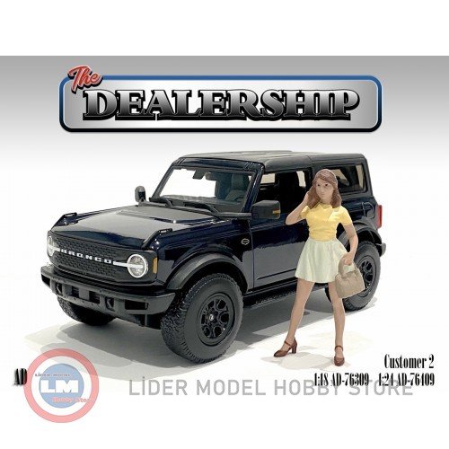 1:18 American Diorama '' The Dealership '' Customer II 76309