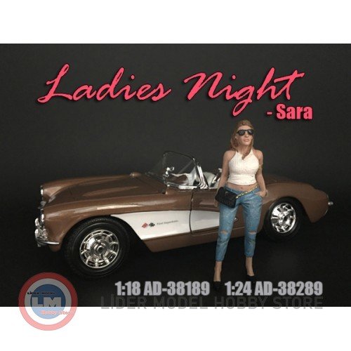 1:18 American Diorama '' Ladies Night '' Sara 38189