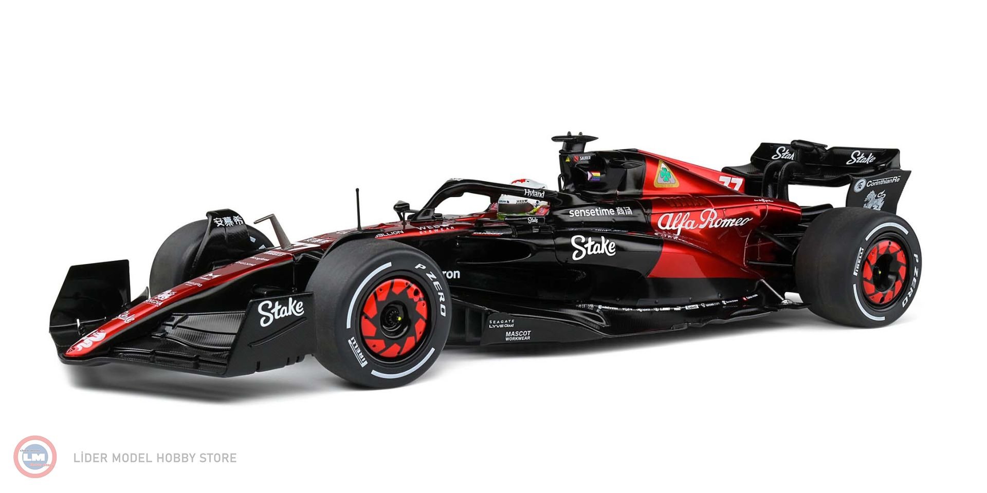 1:18 2023 Alfa Romeo C43 #77 V.Bottas Bahrein GP