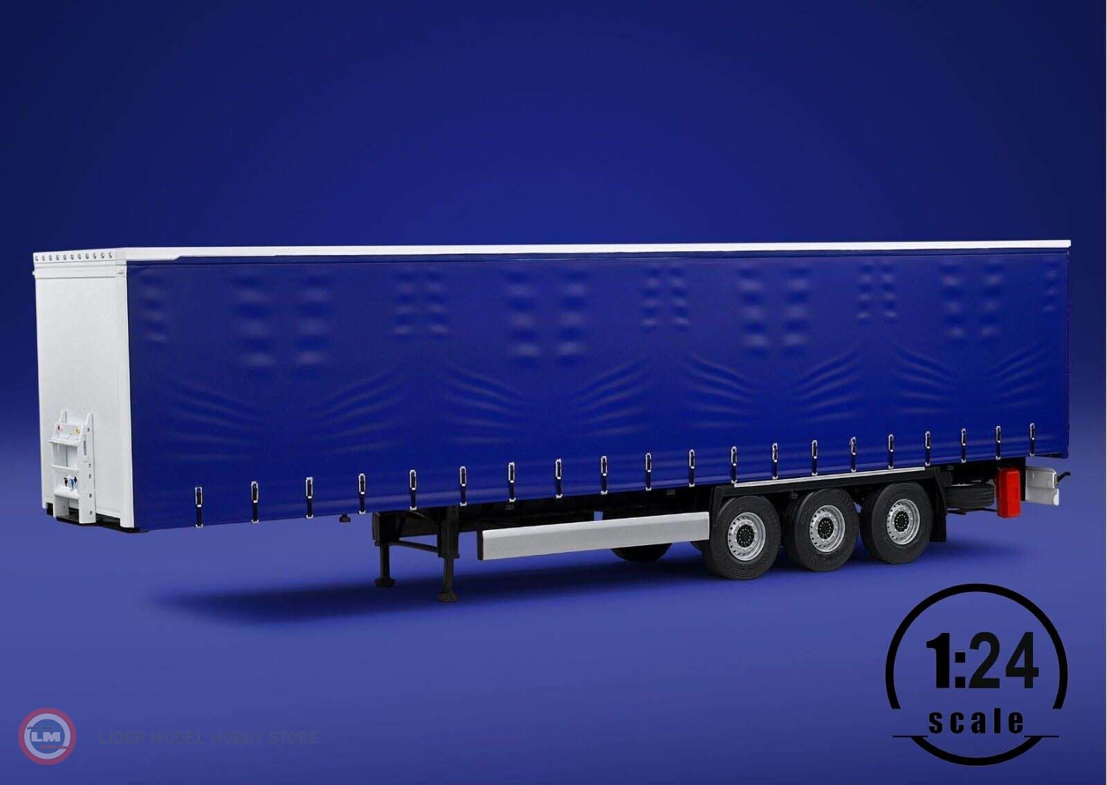 1:24 2021 Tarpaulin Trailer - Brandalı Dorse