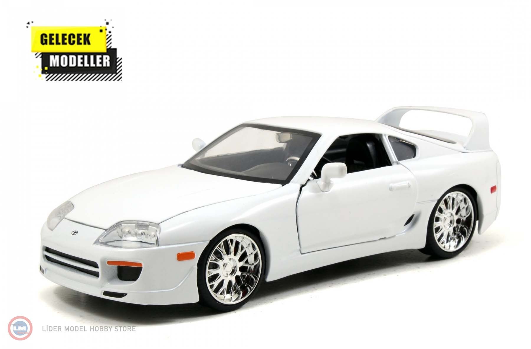 1:24 Jada 1995 Brian's Toyota Supra White - Fast & Furious