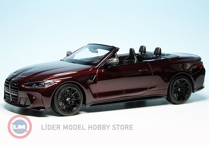 1:18 Minichamps 2020 BMW M4 Cabriolet – Dark Red