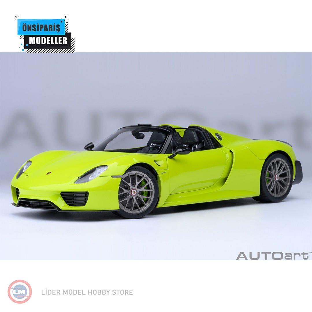 1:18 Porsche 918 Spyder 2013 green WEISSACH PACKAGE (acid green)