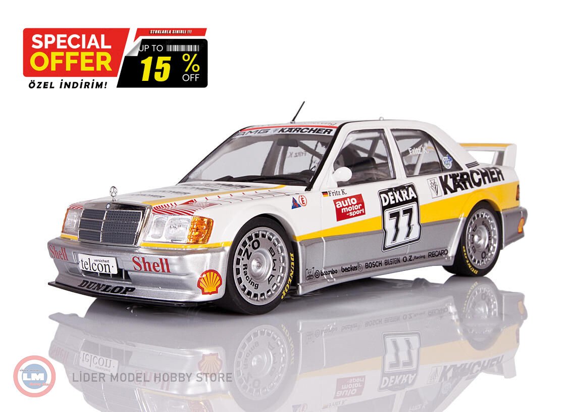 1:18 1990 Mercedes Benz 190E 2.5-16 EVO 1 #77