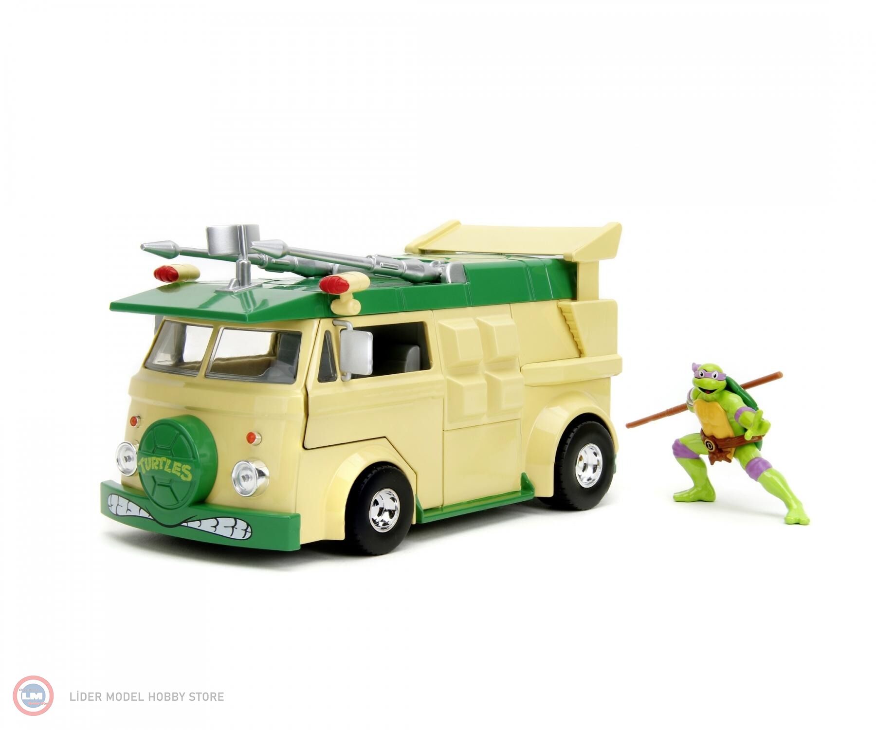 1:24 Jada Volkswagen Teenage Mutant Ninja Turtles Party Wagon ve Donatello