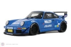 1:18 1993 PORSCHE RWB 911 (964) -- WALLY'S JEANS ARROW BLUE